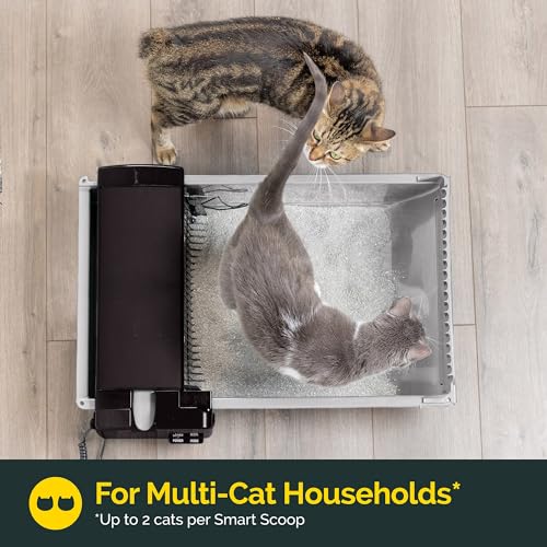 Smart Scoop Semi Automatic Self Cleaning Cat Litter Box