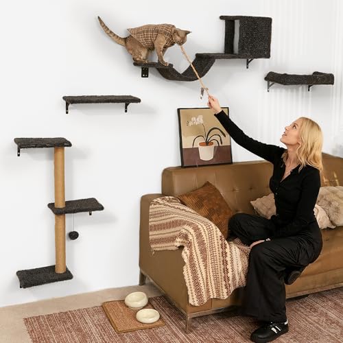 Cat Wall Shelves (Gray)