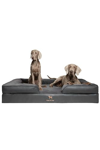 XXL Dog Bed Orthopedic Memory Cooling Foam (Charcoal - LE / XX-Large)