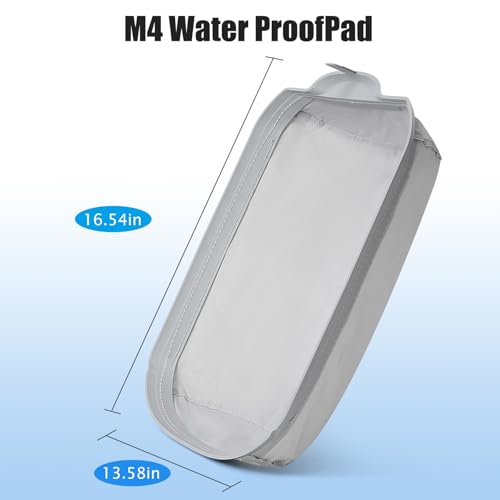 Cat Litter Box Waterproof Pad （Two Pack） (grey)