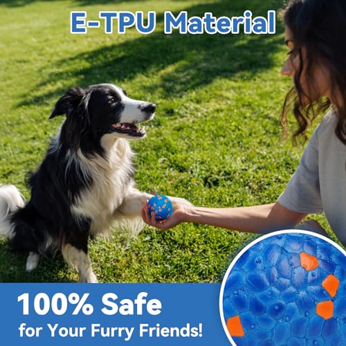 Indestructible Dog Ball Toy (A-yellow&blue)