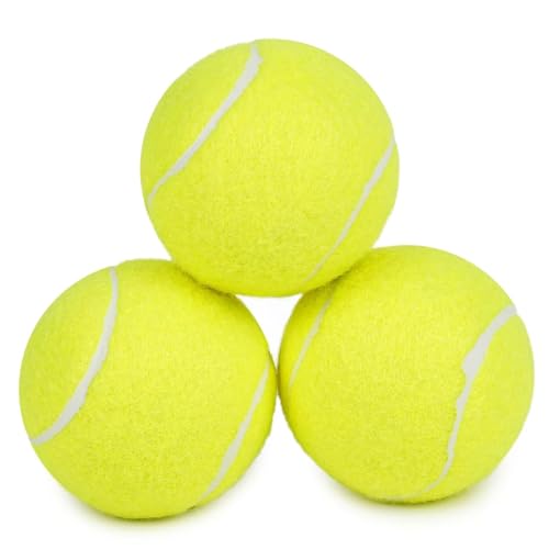 Tennis Balls for Dogs 3 Pack 2.5” (2.5" Non-Squeaky / 3 Pack, Yellow)