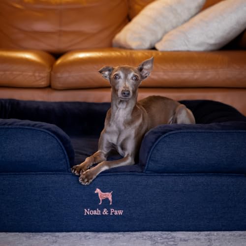 Dog Bed Orthopedic Memory Cooling Foam (Dark Blue - DE / Large)