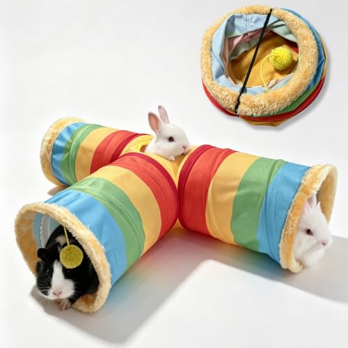 3 Way Collapsible Rabbit Tunnel Toy
