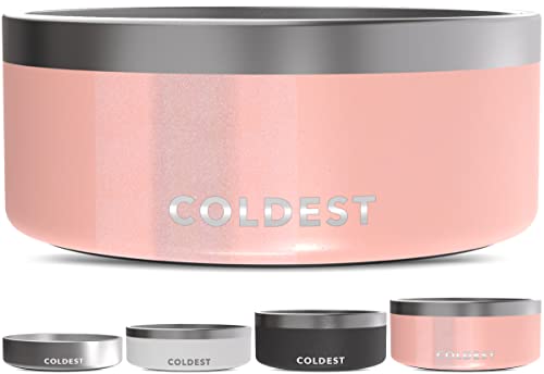 Coldest Dog Bowl (100 oz / Forever Pink Glitter)