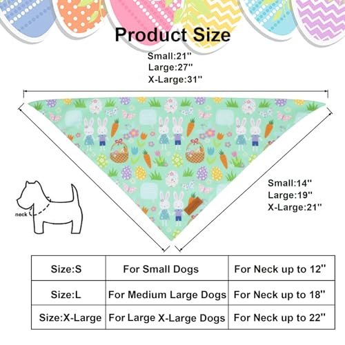 Easter Dog Bandana (X-Large / Easter)