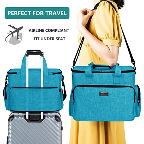 Dog Travel Bag (Sky Blue / Large)