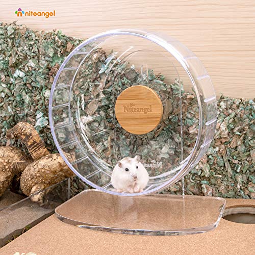 Super Silent Hamster Exercise Wheel (Small / Transparent)