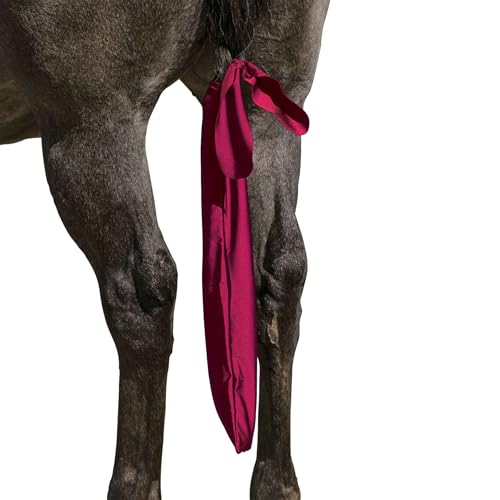 Lycra Tail Bag for Horses (1 Tail Bag / Burgundy)