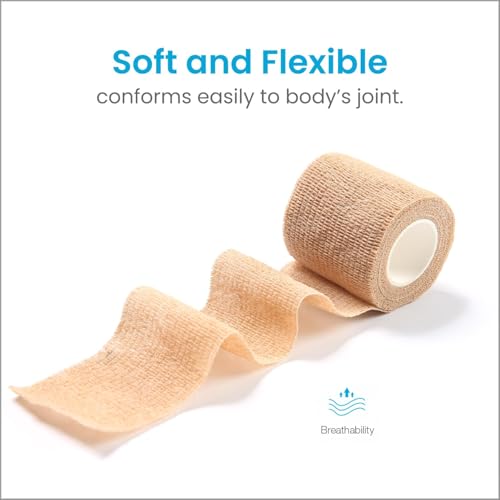 Pet Wrap Self (2 Inch (Pack of 6) / Solid Color, 6 of Beige)