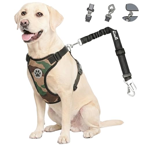 Dog Car Harness Seat Belt (Small / ·Camouflage)