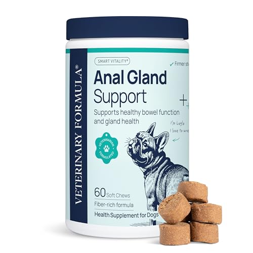 Smart Vitality Anal Gland Soft Chews for Dogs (60 ct / Anal Gland Support)