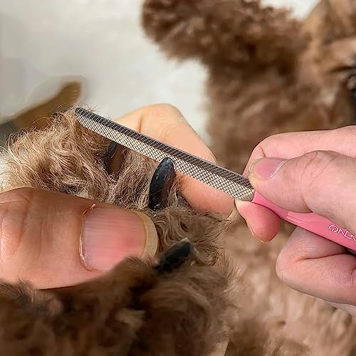 4.7" Small Dog & Cat Nail Clipper Stainless Steel Cat Claw Trimmers for Rabbits (Pink)
