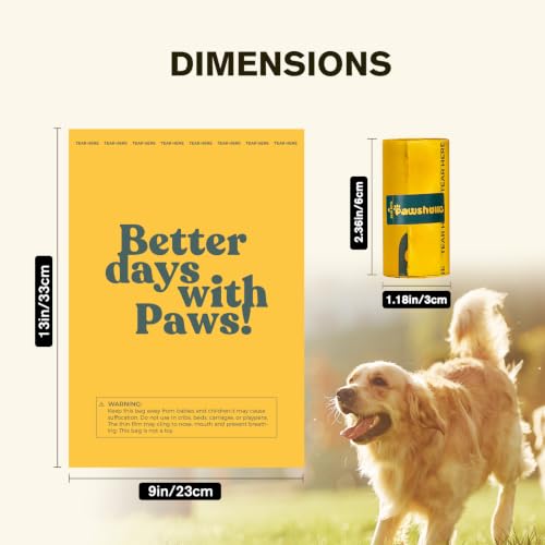 Dog Poop Bags Rolls Extra thick and Guaranteed Leak Proof Poop Bags for Dogs (120 Count (Pack of 1) / Unscented)