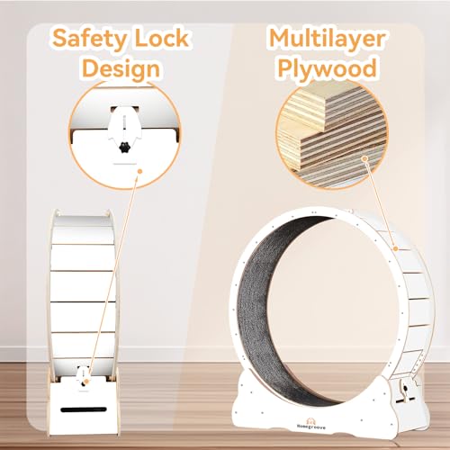 Cat Running Wheel (XL / White)
