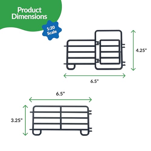 7 Piece Corral Fence Panel Set (7-Piece Corral Fence Panel Set)