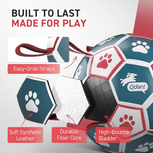 Large Outdoor Dog Toy (Blue-Red / Ultra Large Size 7 (10 Inch))