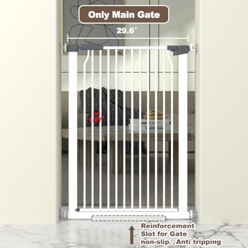 41" Extra Tall Cat Gate for Doorway (29.6-31.5''W)