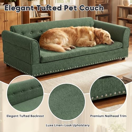 55" Dog Sofa for Medium to Large Dogs (55 inch-2 / Green)