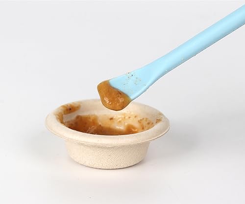 2Pcs Blue Reptile Feeding Spoon (1 Ounce (Pack of 2))