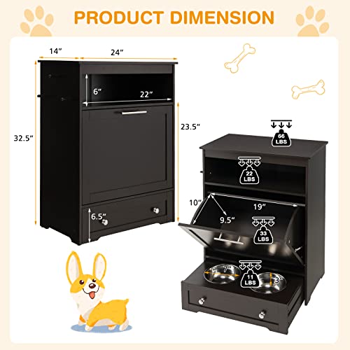 Pet Feeder Station (Brown)