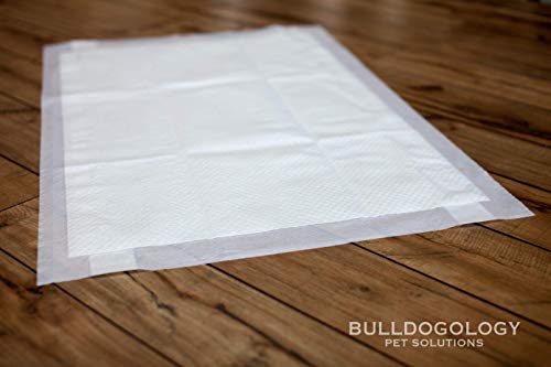 Bulldogology Puppy Pee Pads XL with Adhesive Sticky Tape (360-Count (24x35))