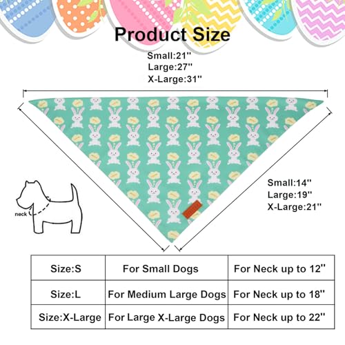 Easter Dog Bandana (Large / Easter)