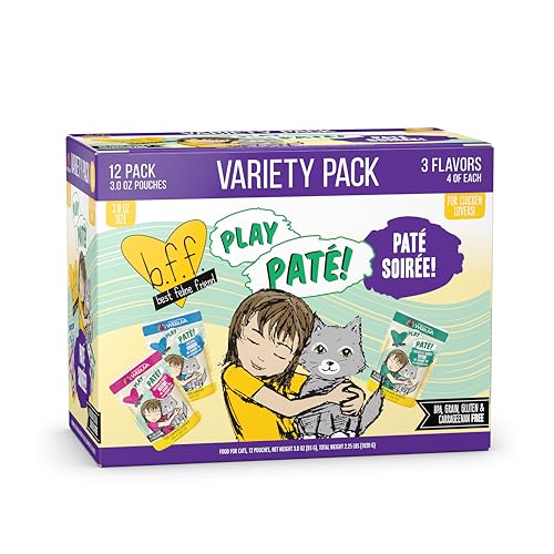 B.F.F. Play Best Feline Friend Paté Lovers (3 Ounce (Pack of 12))