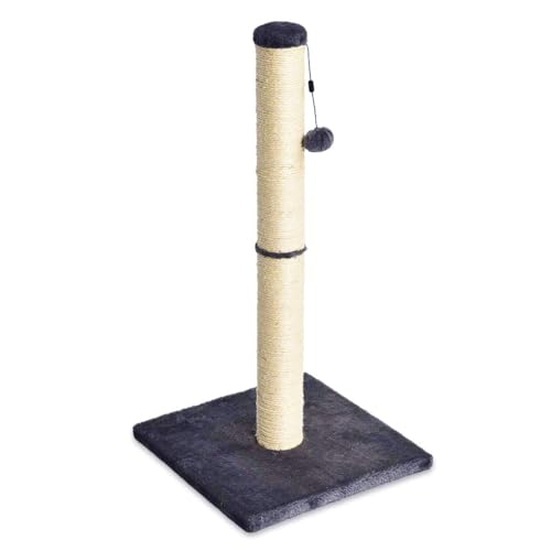 Cat Scratching Post for Indoor Cats & Kittens (Scratching Post / Grey / 31.5" H)