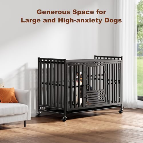 Heavy Duty Dog Crate (42.0"L x 25.0"W x 37.0"H)