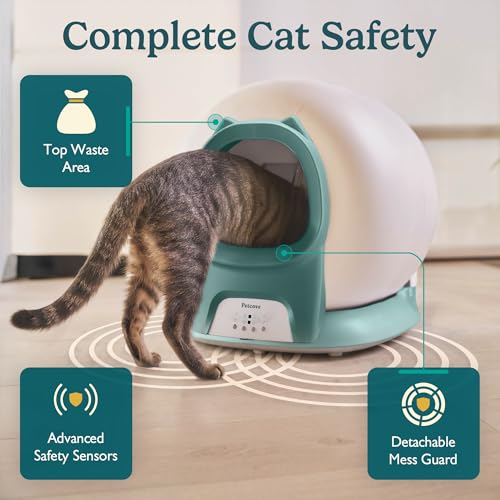 PurrTek Automatic Litter Box Self Cleaning 5GHz Wi