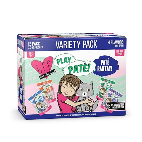 B.F.F. Play Best Feline Friend Paté Lovers (3 Ounce (Pack of 12))