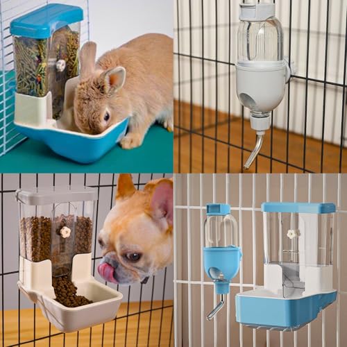Automatic Pet Food Water Dispenser (Gray)