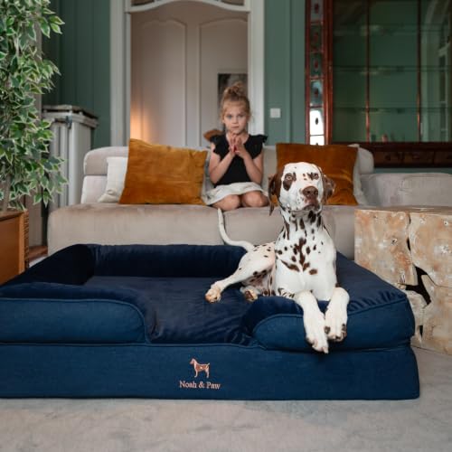 Large Dog Bed (Dark Blue - DE / X-Large)