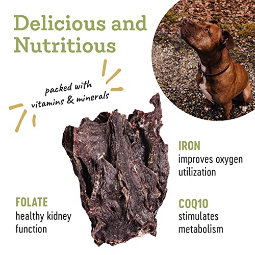 Beef Heart Premium Natural Beef Heart Jerky For Dogs (4 Ounce (Pack of 1))