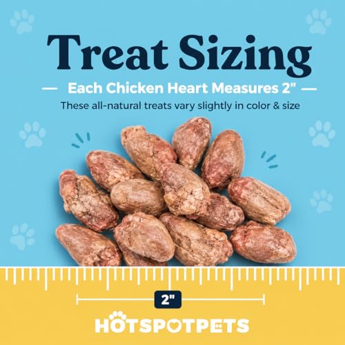 Freeze Dried Chicken Hearts for Cats & Dogs