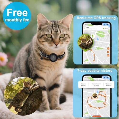 Pet GPS Tracker for Cats & Dogs (black 3)