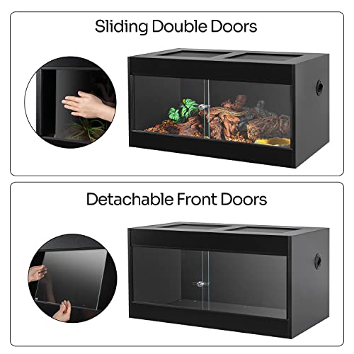 50 Gallon Reptile Enclosure (36"x18"x18"(50 Gal))