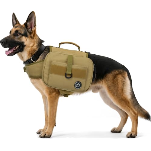Dog Backpack & Saddle Bag (Brown)