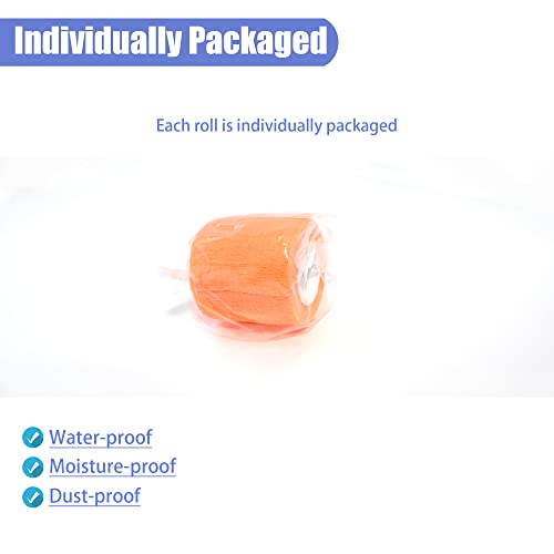 2 Inches Self Adhesive Bandage Wrap (2 Inch / Light Orange)