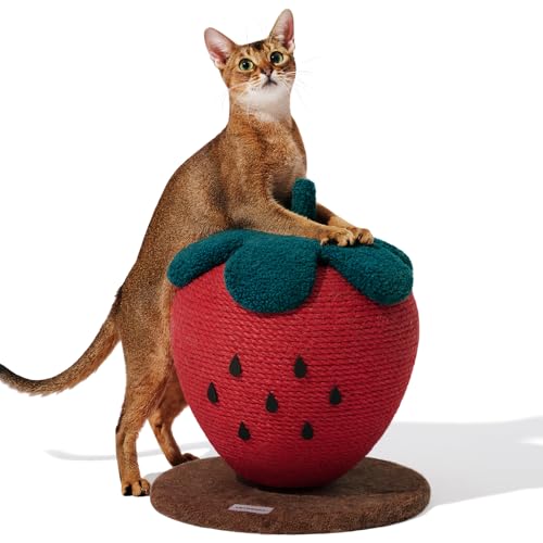 Strawberry Cat Scratching Post (Strawberry Scratching Post)