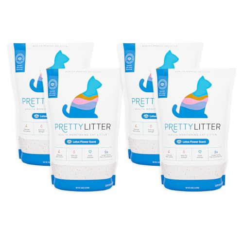 PrettyLitter Health Monitoring Cat Litter (6 LB (Pack of 4))