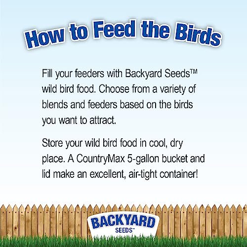 Backyard Sunflower Seed Blend 20 lb (Sunflower MIx / 20 Pound (Pack of 1))