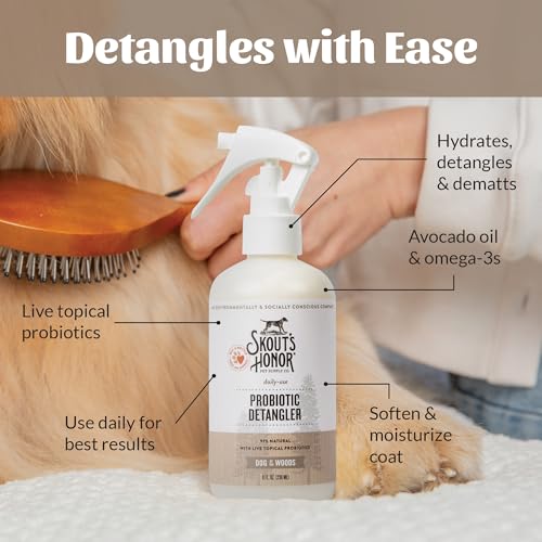 Probiotic Dog Detangler Spray (1-Pack / Dog of the Woods)