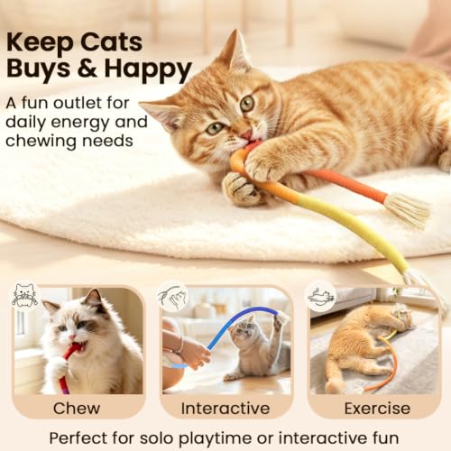 Catnip Cat Toys Chew Ropes (23.6 in)
