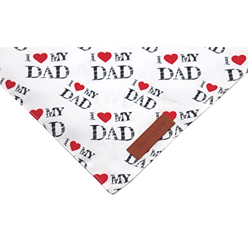 Fathers Day Dog Bandanas 2 Pack (Fathers Day / Large)