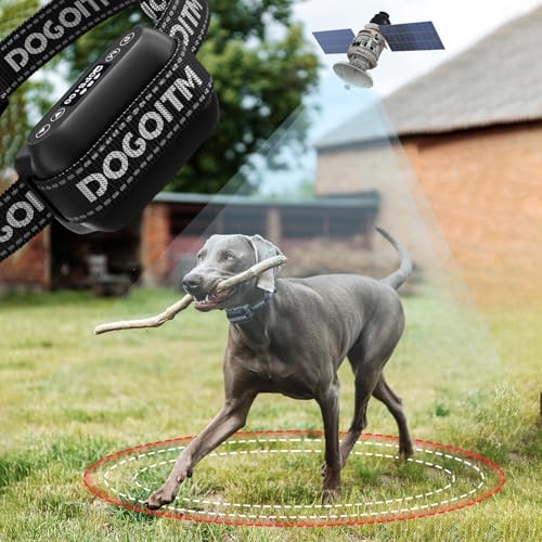 Wireless Dog Fence with 3 Warning Modes (Grey)
