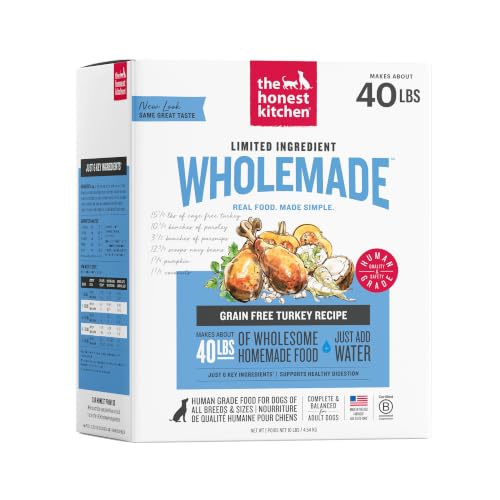 Wholemade 6 Ingredient Grain Free Turkey Recipe (10 Pound (Pack of 1))