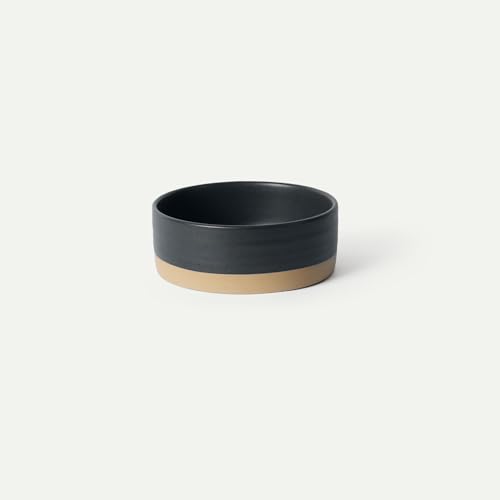 Ceramic Pet Bowl Size Medium (Medium / Liquorice)