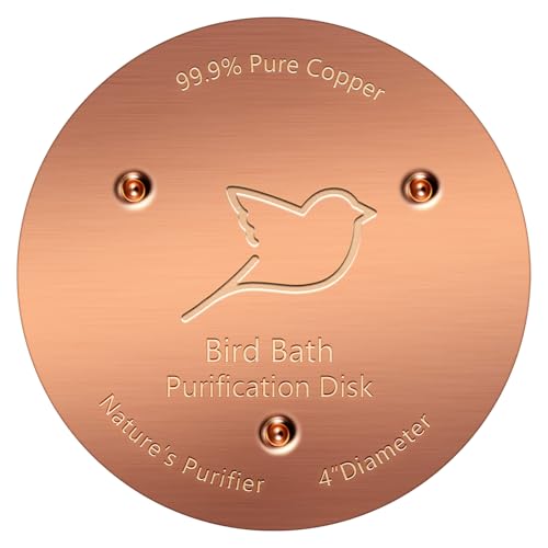 1 Pack Bird Bath Copper Disk (Copper/1PCS)